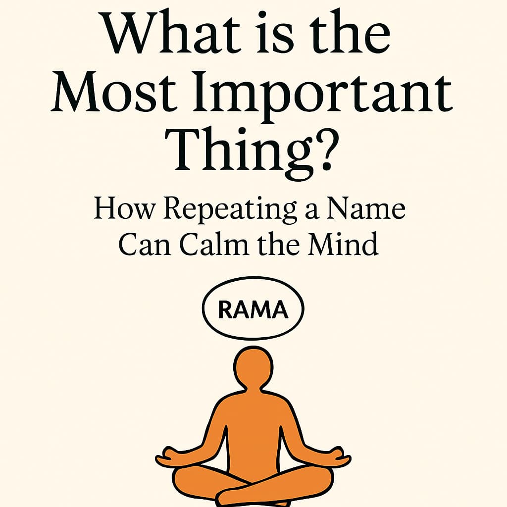 What Is the Most Important Thing?